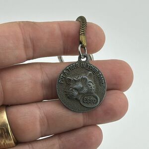 Vintage Esso key chain
